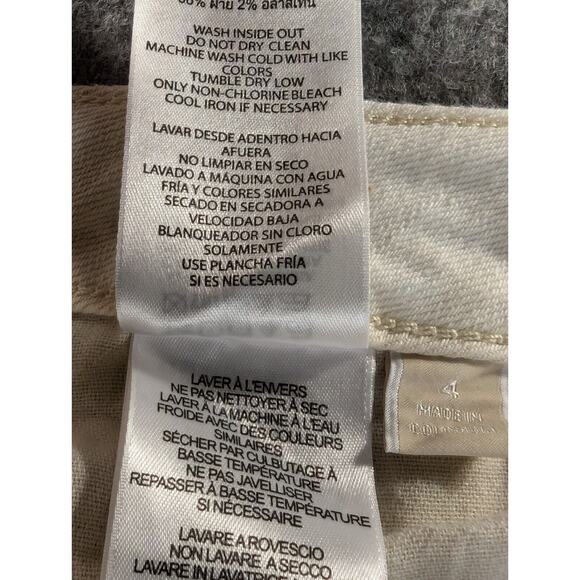 Michael Kors Jeans Women's 4 White New w/ Tags Marble Stretch Cotton - Picture 11 of 12